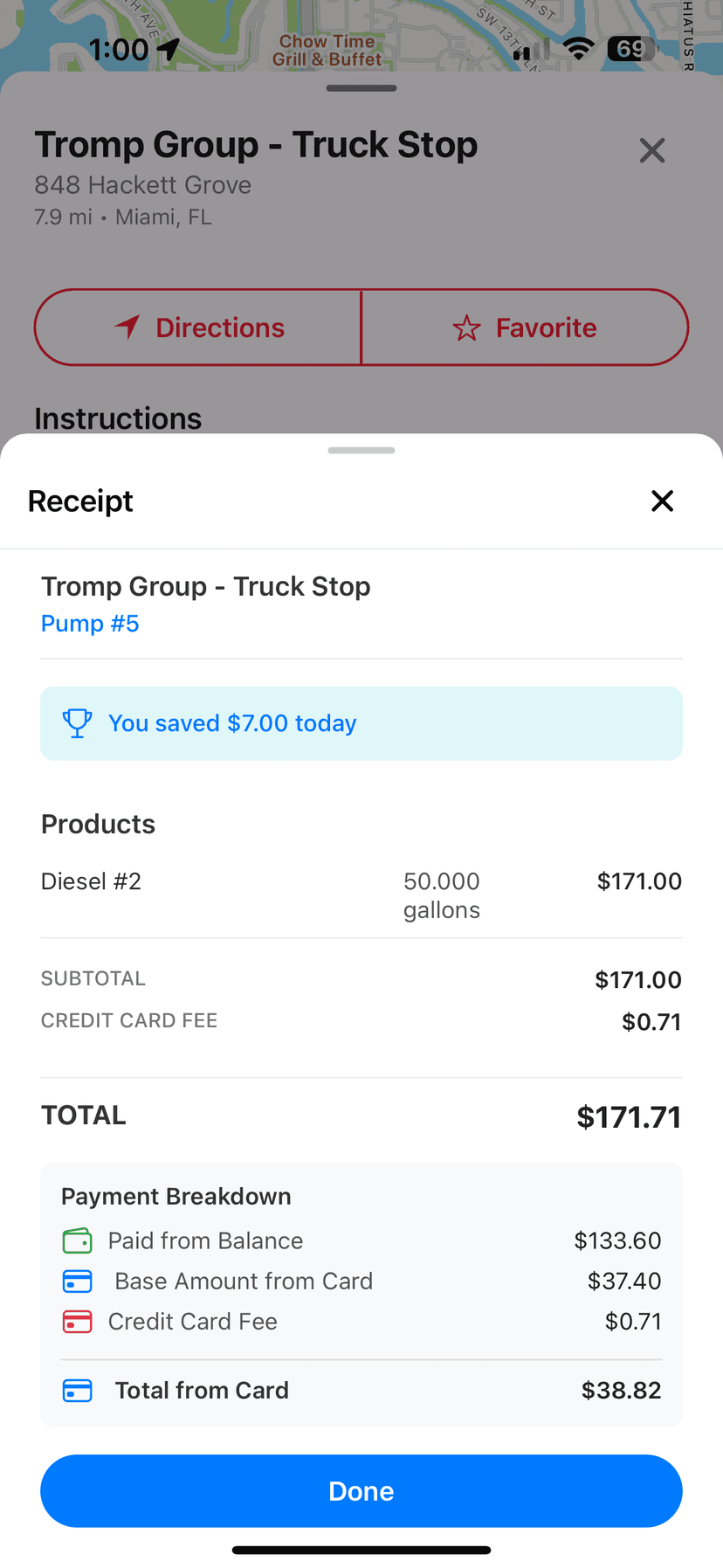 EZ DZL Driver App - View 6