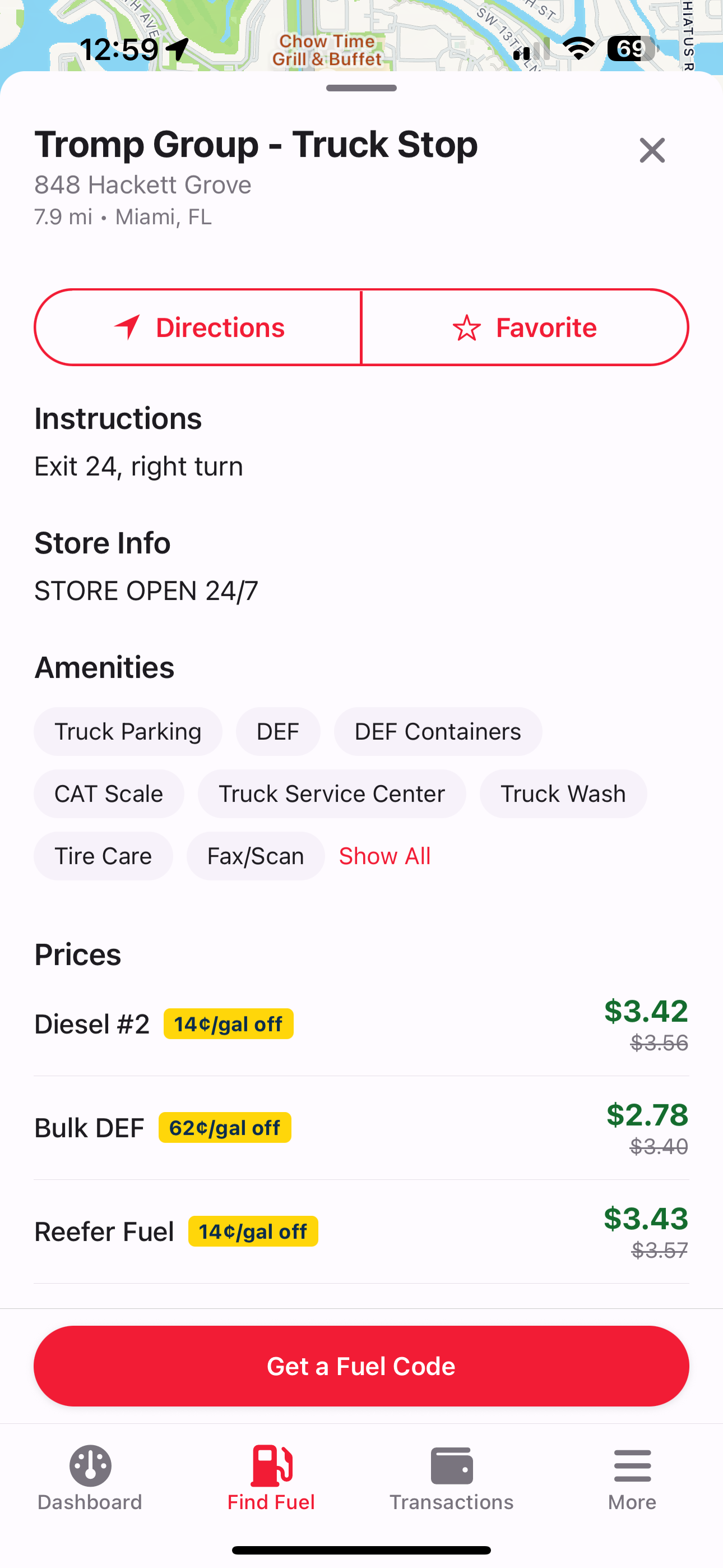 EZ DZL Driver App - View 3