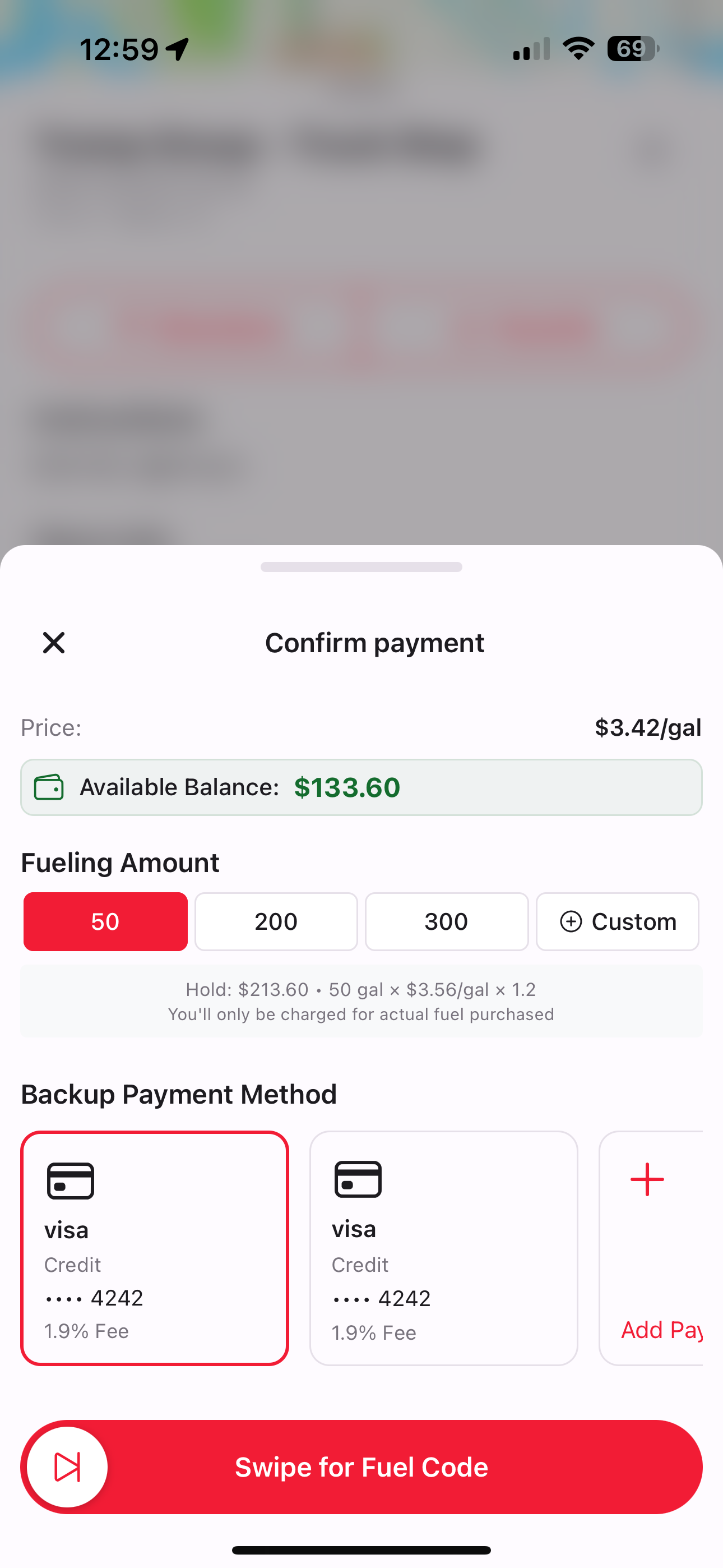 EZ DZL Driver App - View 4