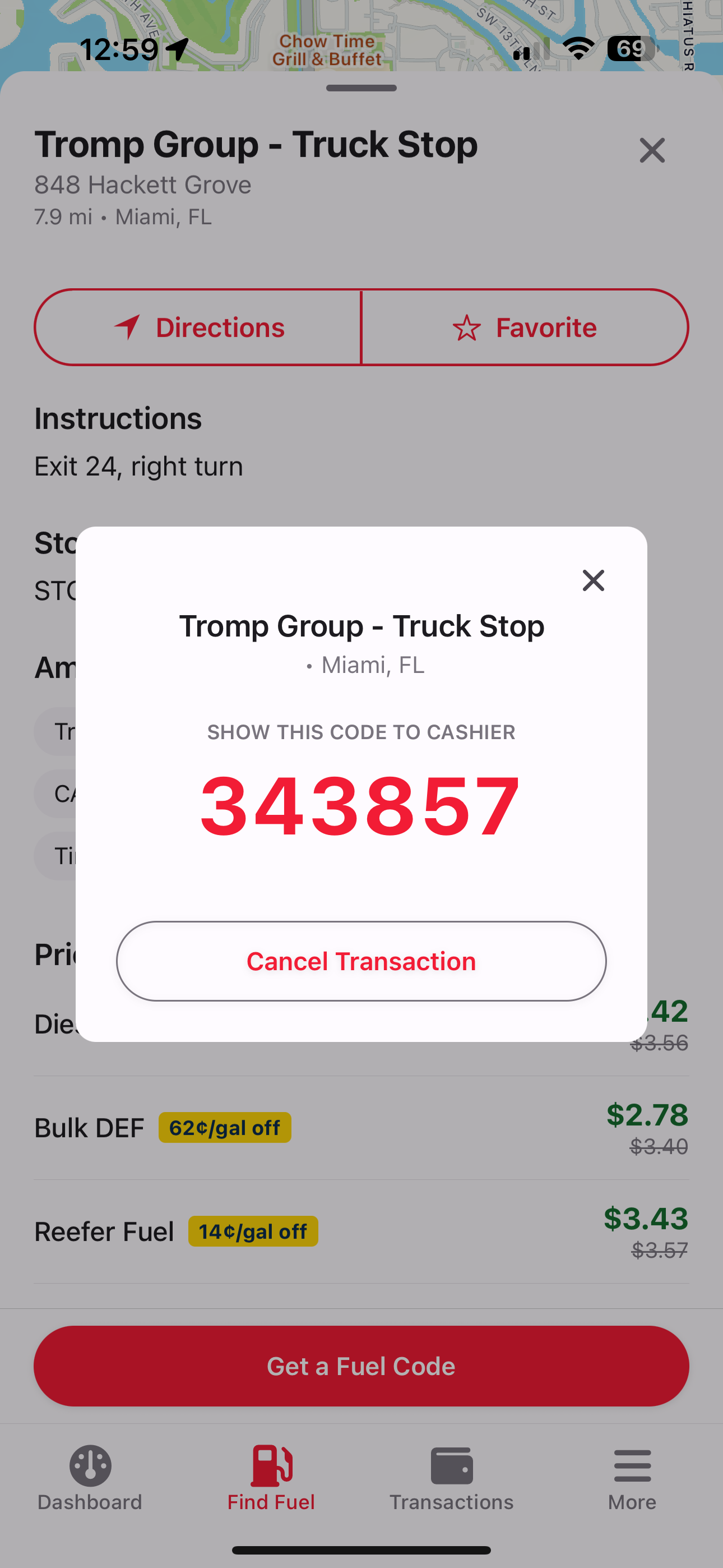 EZ DZL Driver App - View 5